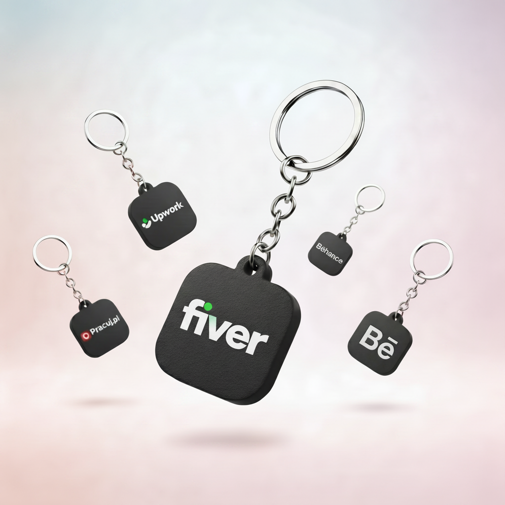 Brelok NFC do portfolio freelancera