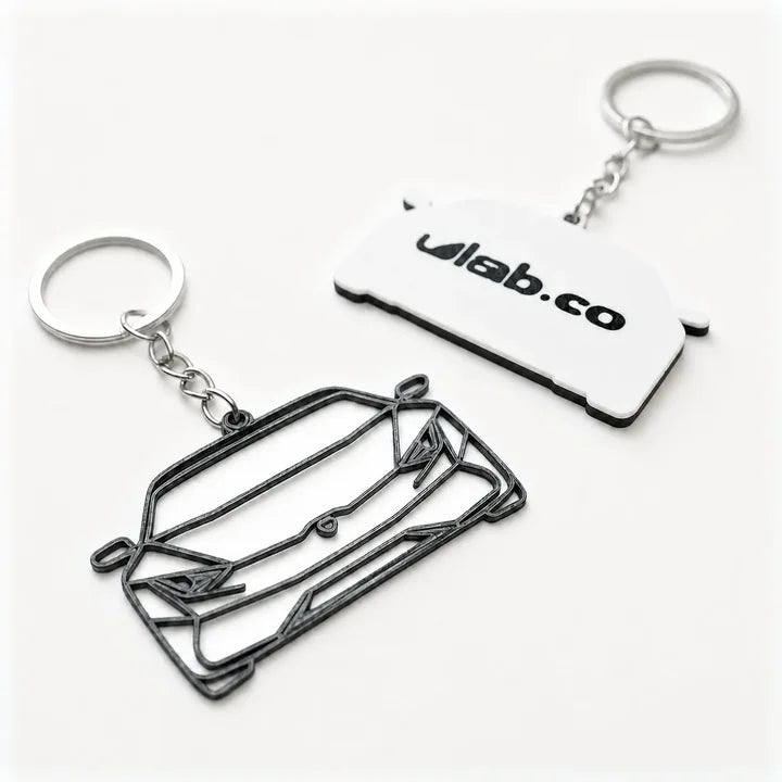 Brelok Aventador NFC z logo ulab.co - drugi widok produktu