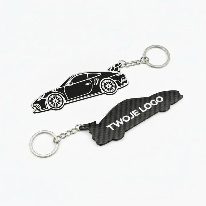 Brelok GT3RS Carbon z miejscem na logo firmy