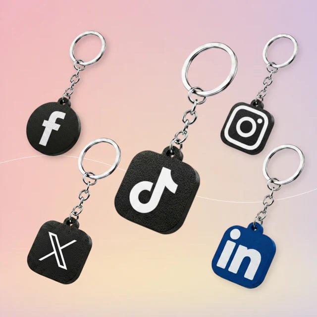 Breloki NFC do social mediów