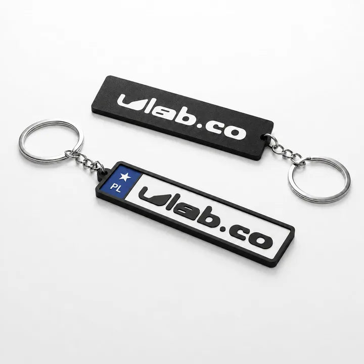 Brelok Tablica rejestracyjna z logo ulab.co